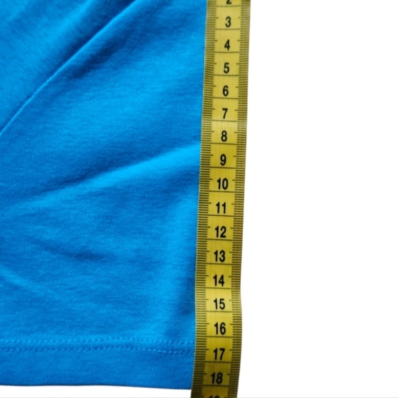 Karen Scott Fitted Blue Short Sleeve Tee - Picture 12 of 12
